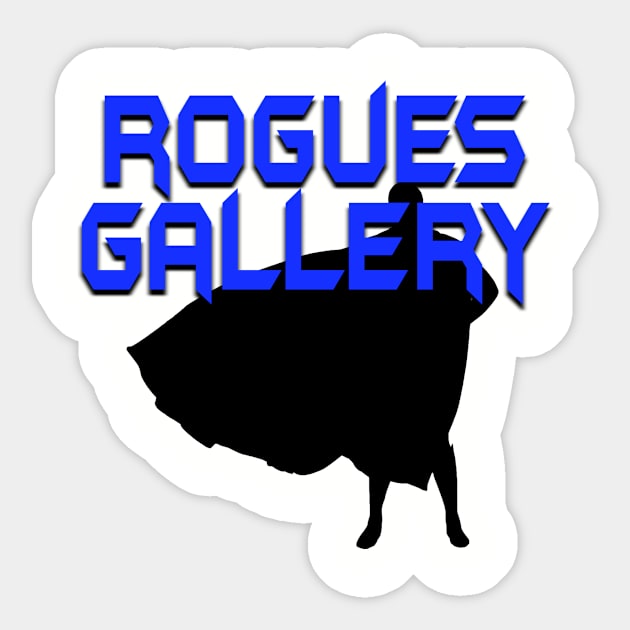 ROGUES GALLERY Male (Black Silhouette) Sticker by Zombie Squad Clothing